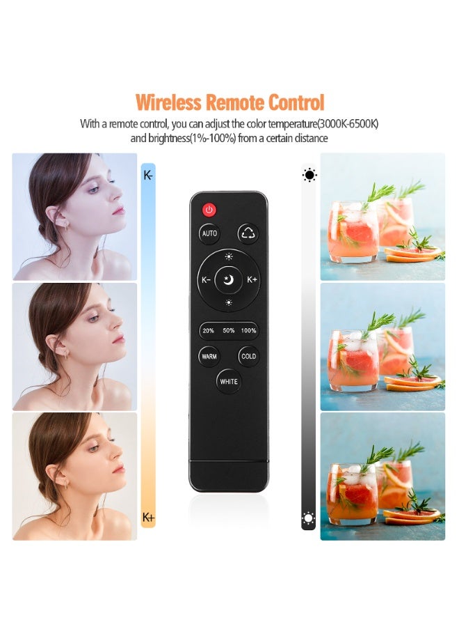 Kiboule 85W Light Bulb Professional Photography Remote Control Softbox Light Bulb in E27 Socket, Adjustable Color Temperature 3000k to 6500k Lighting Photo Studio Lamp Dimmable Tricolor LED Bulbs - Image 5