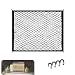Zosgrew Cargo Net for SUV Car Trunk Net Highly Elastic Storage Mesh Nets with Hook 311 x 236 Inches Stretch to 6299 x 4724 Inches Organizer Universal for Most Cars SUVs Black - Image 2