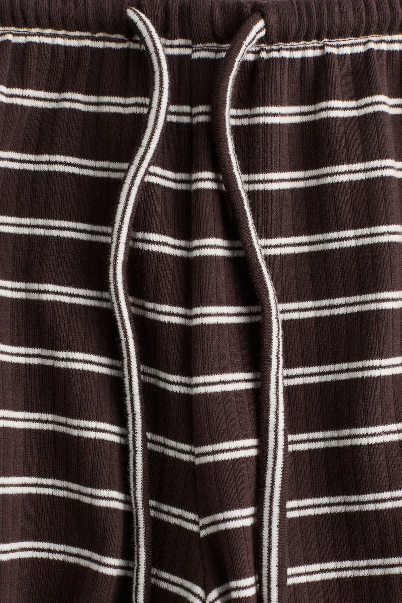 H&M Wide jersey trousers