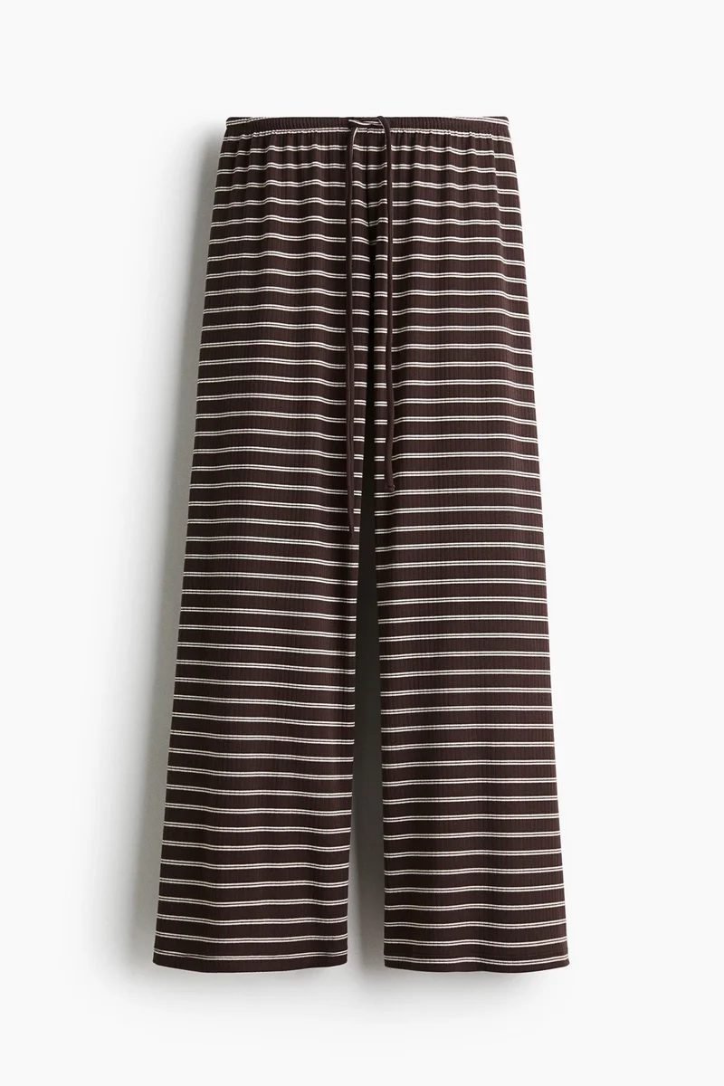 H&M Wide jersey trousers
