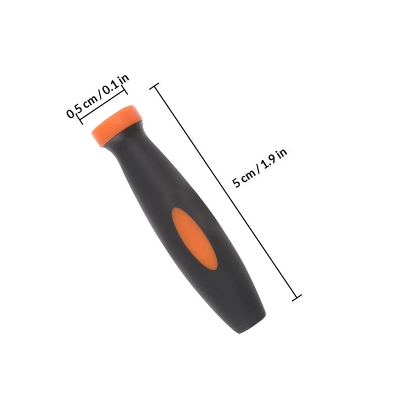 12Pcs Woodworking File Handles Dual Color Rubber Grip Replacement Set - Image 3