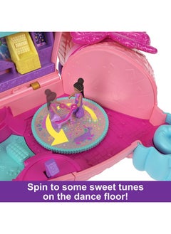 Polly Pocket 2-In-1 Travel Toy Playset, Animal Toy With 2 Dolls & Birthday Accessories, Puppy Party Large Compact  - Image 3