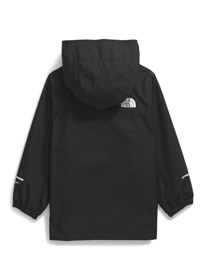 THE NORTH FACE جاكيت مطري للأطفال من ذا نورث فيس، أسود/أسود، 24 شهر - Image 2