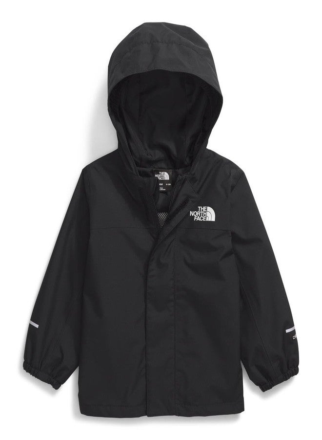 THE NORTH FACE جاكيت مطري للأطفال من ذا نورث فيس، أسود/أسود، 24 شهر - Image 1