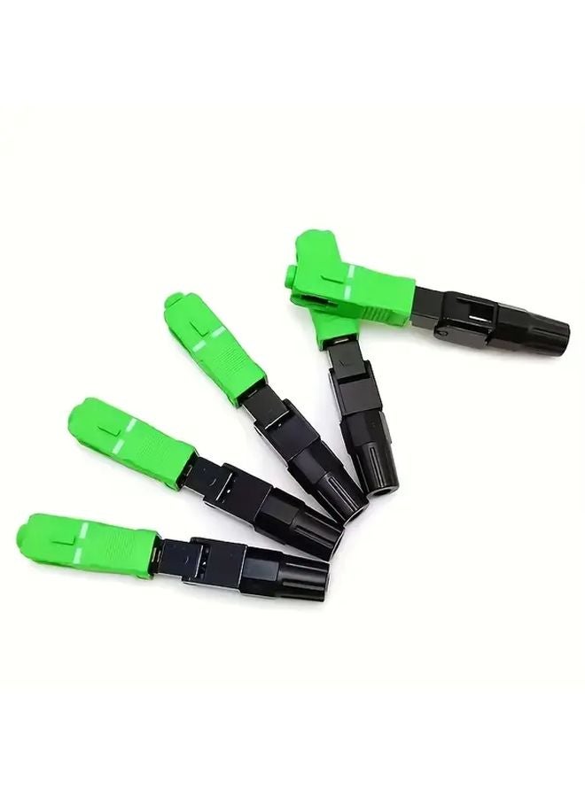 5Pcs FTTH Fiber Optical Fast Connectors 60mm SC APCs Quick Field Assembly For Drop Cable - Image 1