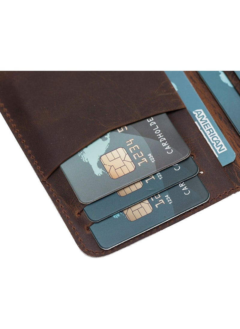 PLM - Dalfsen Real Leather Card Holder Antique Brown - Image 1