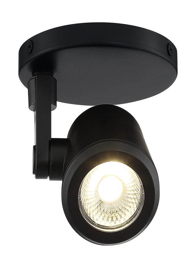 نوفو مصباح سقف وجدار أحادي النقطة قابل للتعديل من نوع Nuvo Lighting 62/1107 بقوة 12 واط بتقنية LED، أسود اللون - Image 3