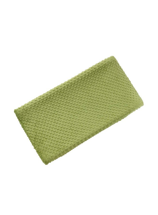 QUENESS Baby Changing Pad Cover, Super Soft Plush Dot Diaper Changing Table Covers for Baby Girls and Boys, Ultra Comfortable, Safe for Babies, Fit 32"/34'' x 16" Pad (Sage) - Image 5