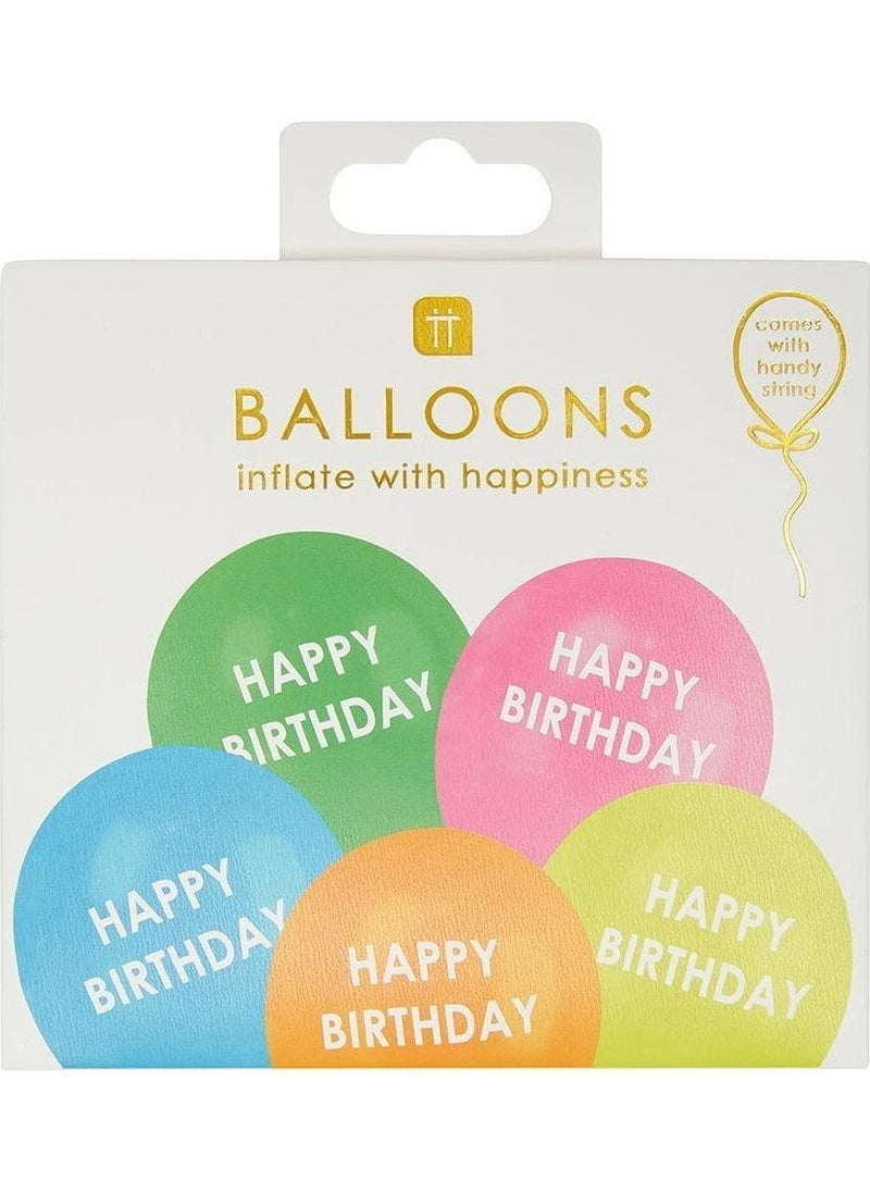 Talking Tables Talking Tables Birthday Balloons Rainbow  - Image 2