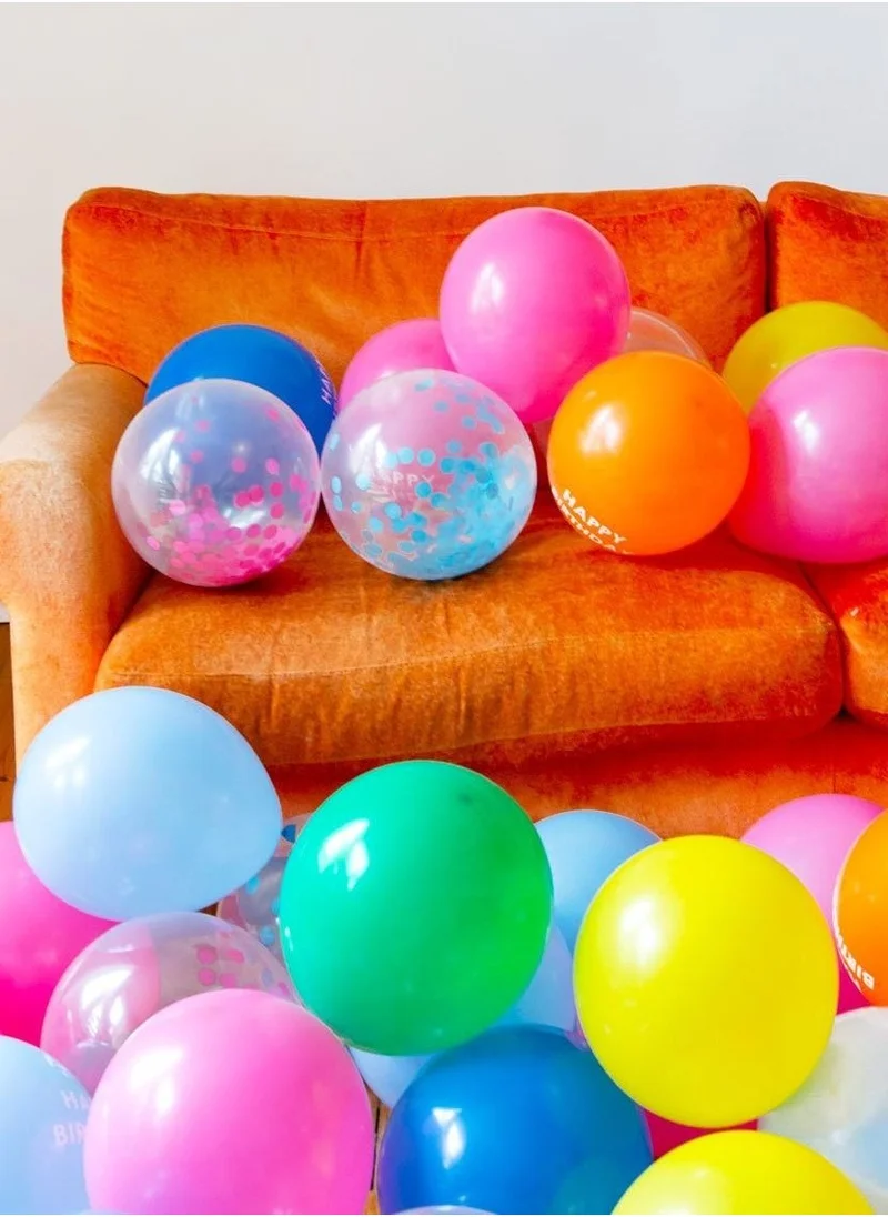 توكينج تيبلز بالونات عيد ميلاد قوس قزح من