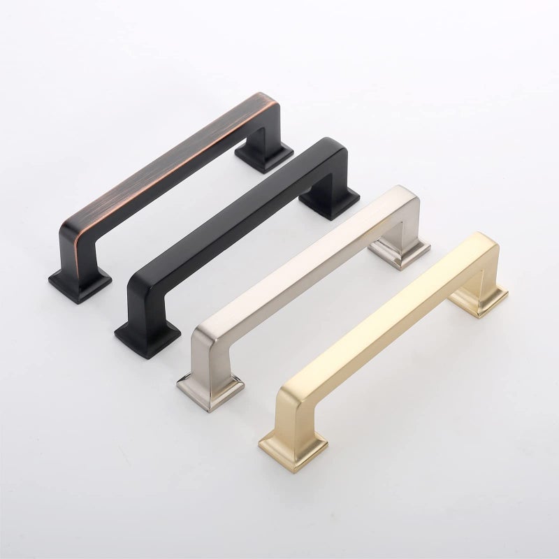 9BUILD 5 Inch 10 Pack Brushed Satin Nickel Cabinet Pulls Kitchen Cabinet Handles Kitchen Cabinet Hardware Kitchen Handles for Cabinets Cupboard Handles - Image 2