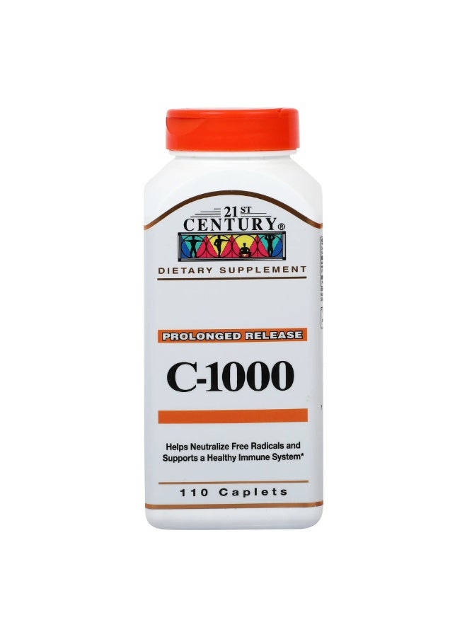 فيتامين سي 1000 ملغ القرن الحادي والعشرين أقراص ممتدة الإطلاق عبوة من 110