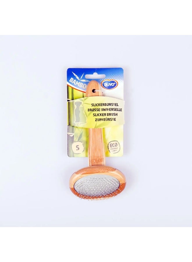 DUVO Bamboo Slicker Grooming Brush - S - Image 1