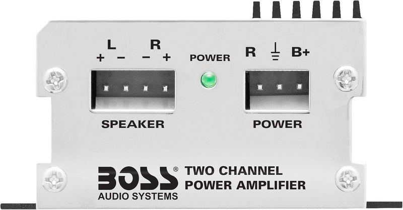 BOSS Audio Systems CE102 2 Channel Car Amplifier - 100 Watts, Full Range, Class A/B, IC (Integrated Circuit) - Image 5