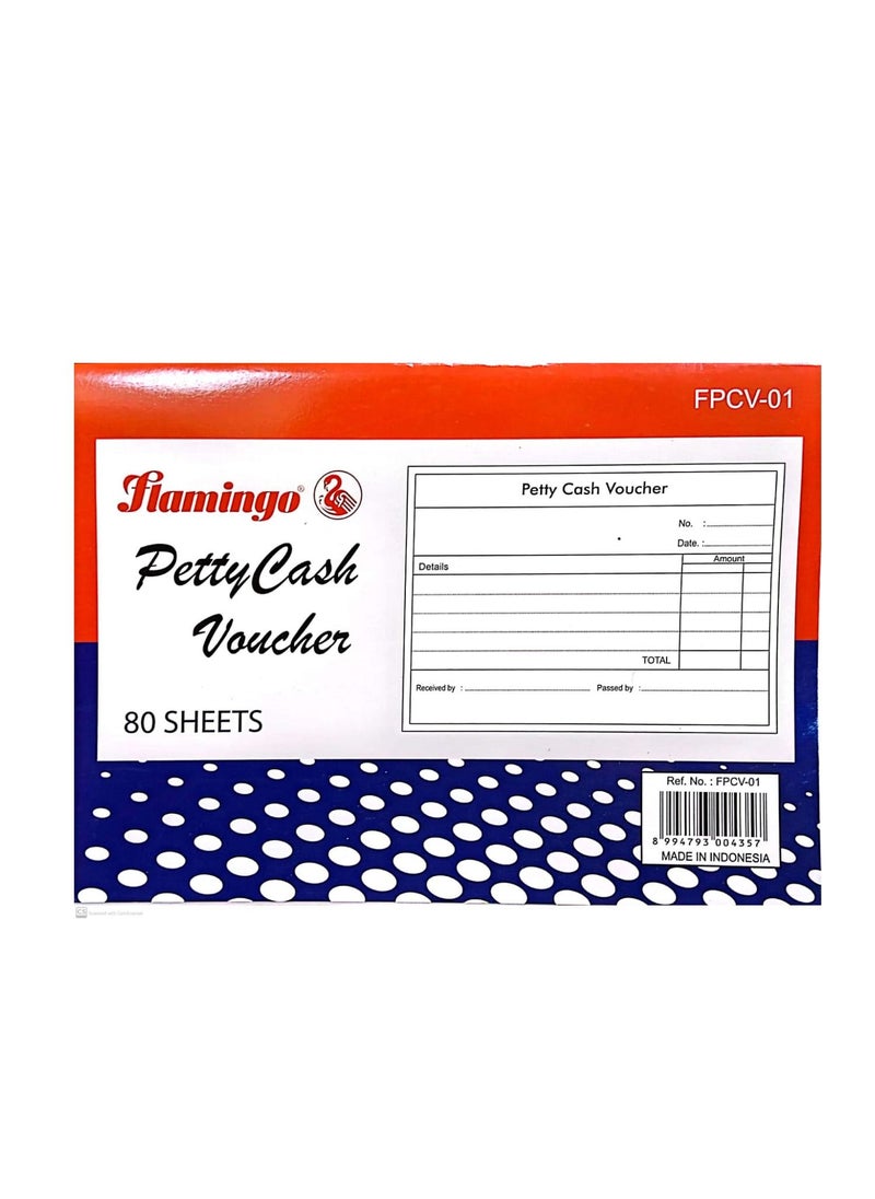 FLAMINGO - PETTY CASH VOUCHER A5 SIZE FLAMINGO - Image 1