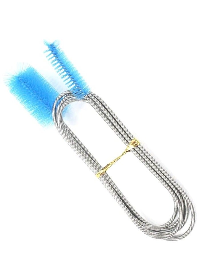 ايسيباي Aquarium Cleaning Brush, Stainless Flexible Cleaning Brush, Double Ended Fish Tank Tubes Filters Pipe Brush, Cleaners Pump Hose Brush, Suitable For Home Fish Tank Drain Pipes Tube Cleaning - Image 1