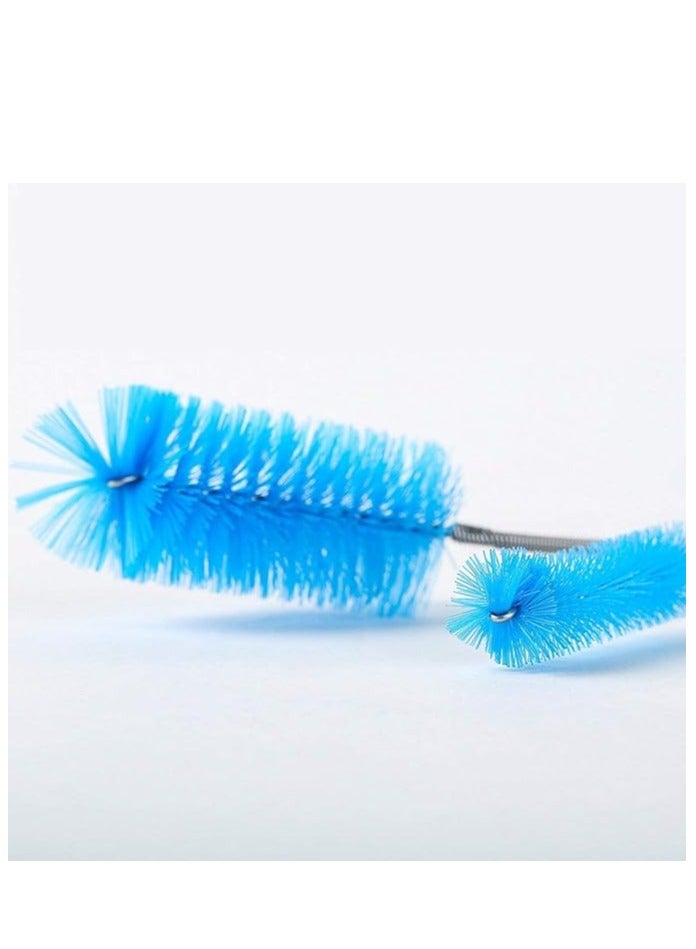 ايسيباي Aquarium Cleaning Brush, Stainless Flexible Cleaning Brush, Double Ended Fish Tank Tubes Filters Pipe Brush, Cleaners Pump Hose Brush, Suitable For Home Fish Tank Drain Pipes Tube Cleaning - Image 2
