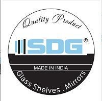 SDG Royal Blue Frameless Mirror - Image 3