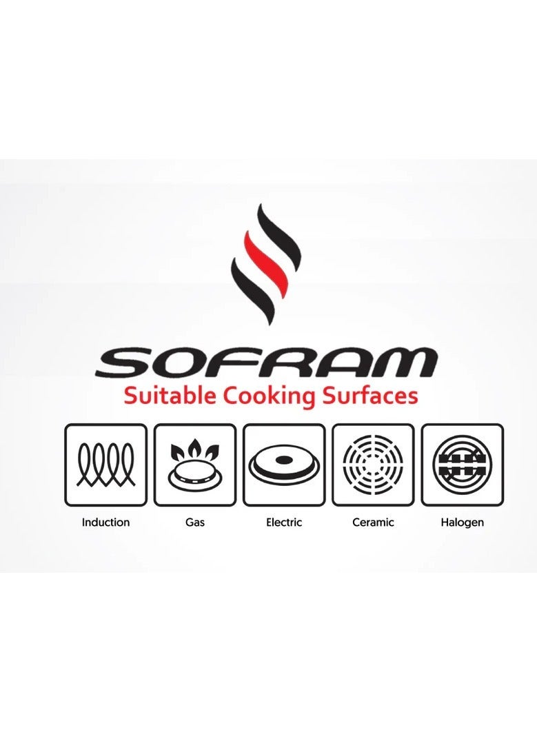 سوفرام قدر طبخ سباجيتي سوفرام استيل تركي مقاس 20 سم - Image 5