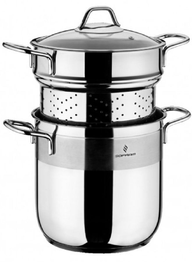 Sofram Spaghetti cookware stainless steel set 3 pcs 20 cm  - Image 1
