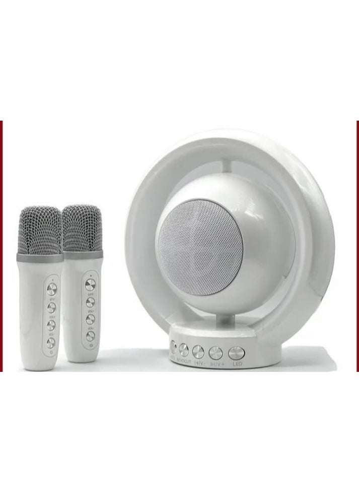 Generic Wireless Portable Bluetooth Karaoke Speaker With Two Wireless Mic For Kids And Adults Wireless Speaker For Indoor And Outdoor Party And Birthday  - Image 5