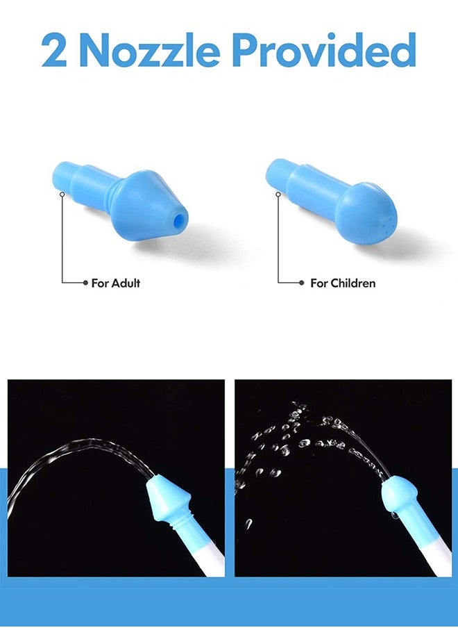 waterpulse - 2-Pcs Neti Pot Sinus Rinse Nasal Wash Bottle,Nose wash Bottle Allergy Cleaner Pressure Irrigation Neti-Pot ,nose cleaner for Adult & Kid BPA Free - Image 1