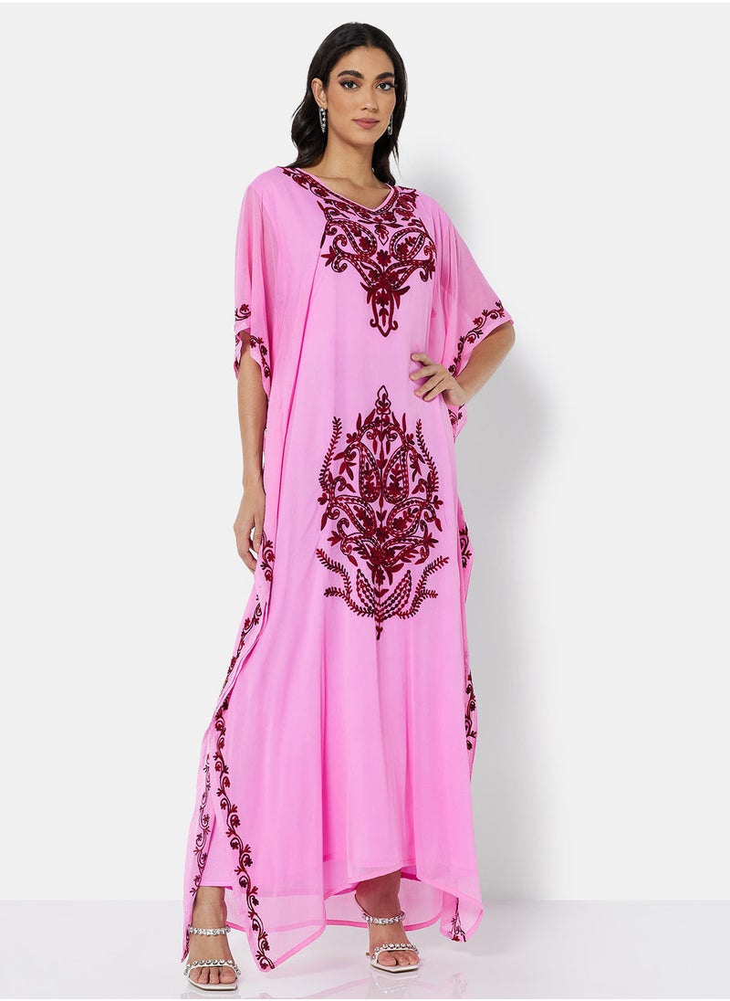 ARABIAN CLOSET EMBROIDERED KAFTAN  - Image 1