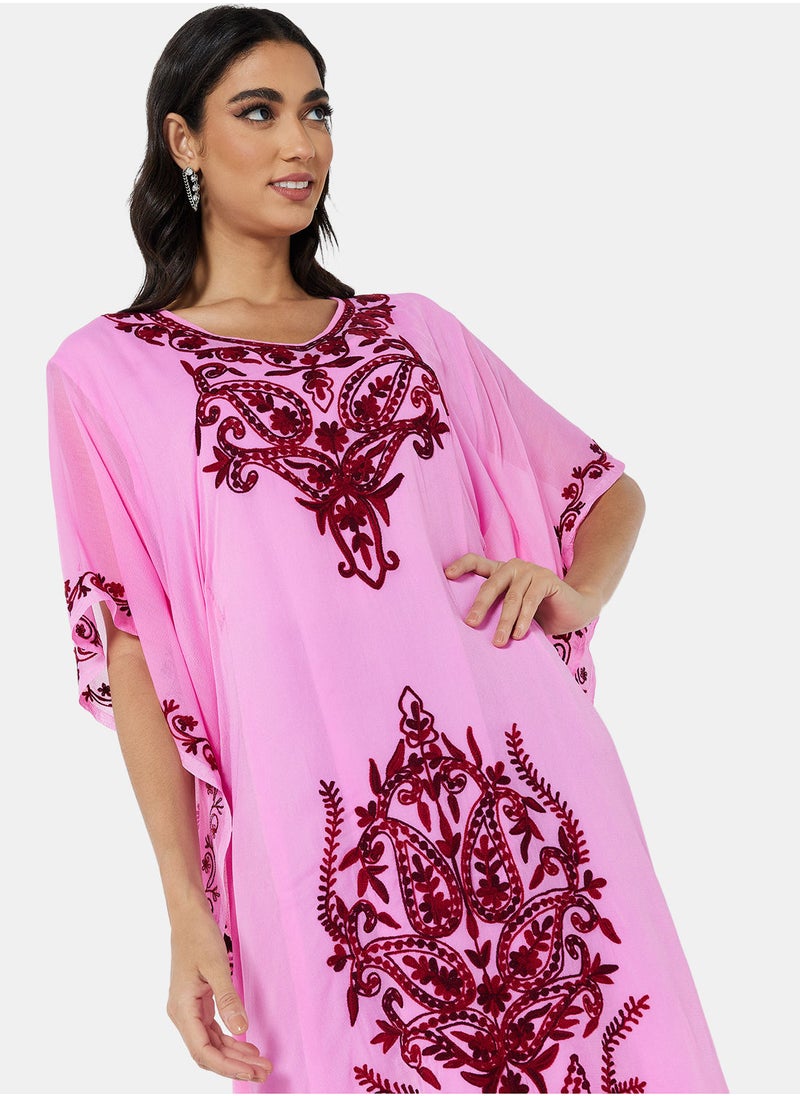 ARABIAN CLOSET EMBROIDERED KAFTAN  - Image 4