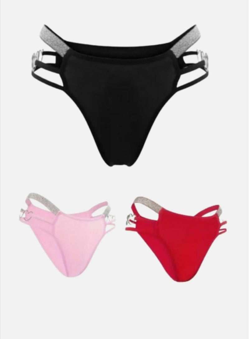 هنادى لانجيري حريمي وان سايز حتى 75 كيلو لون بينك - Image 2