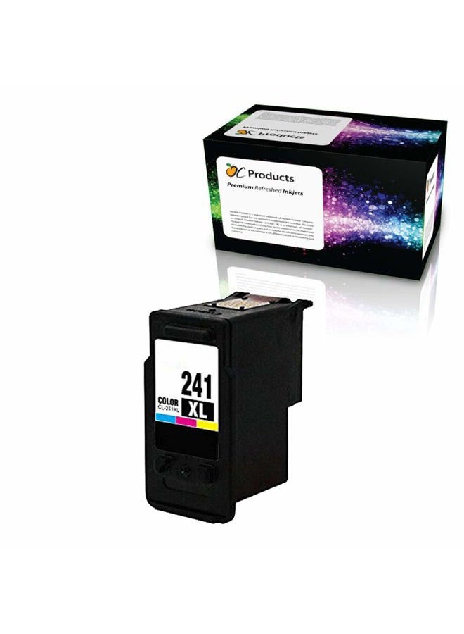 Remanufactured Ink Cartridge Replacement for Canon CL-241XL for Canon MG2120 MX532 MG3220 MG3520 MG3620 MX472 Printers (1 Color)