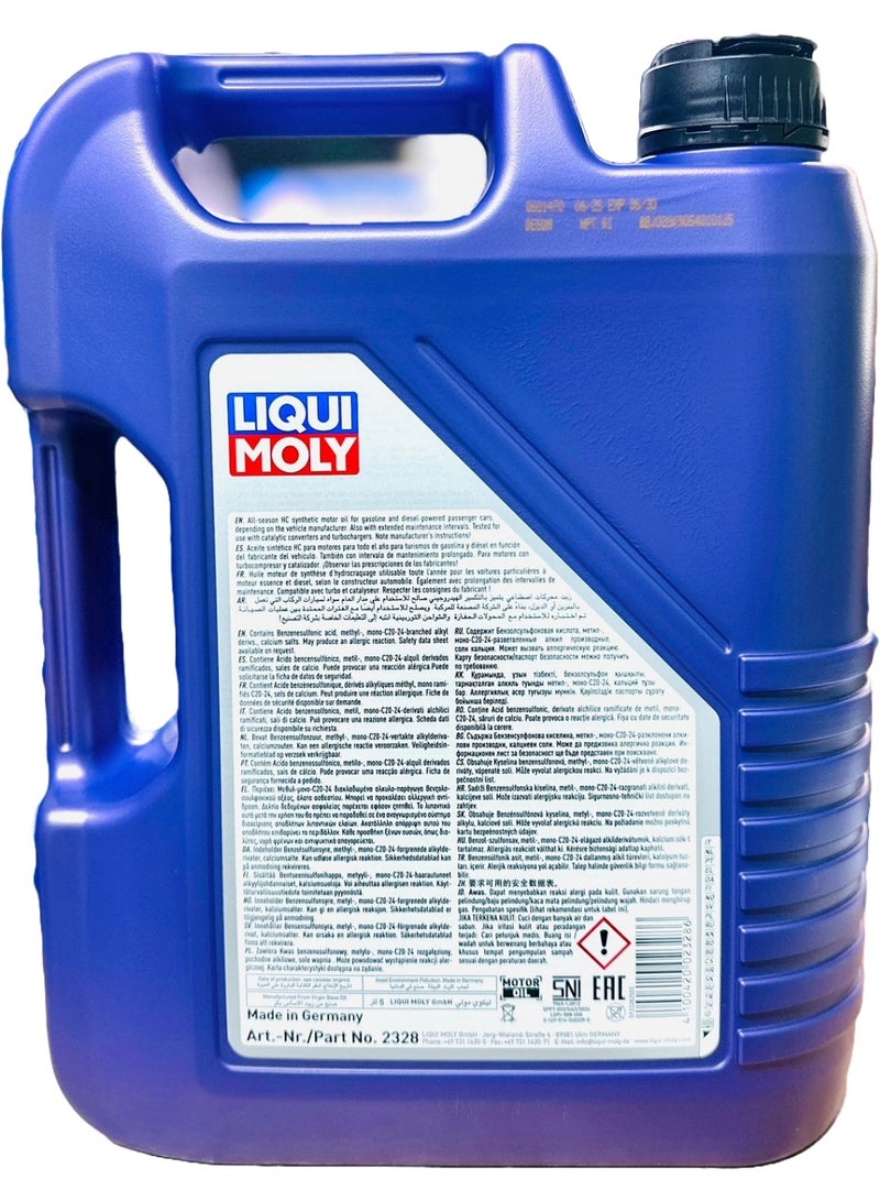 ليكوي مولي زيت محرك Leichtlauf عالي التقنية 5W40 سعة 5 لتر (تركيب صناعي كامل متقدم) - Image 2