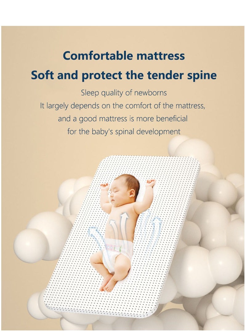 Arabest - Bedside Cot Newborn Bassinet Mobile Portable Children's Sleeper Cot Folding Crib - Image 1