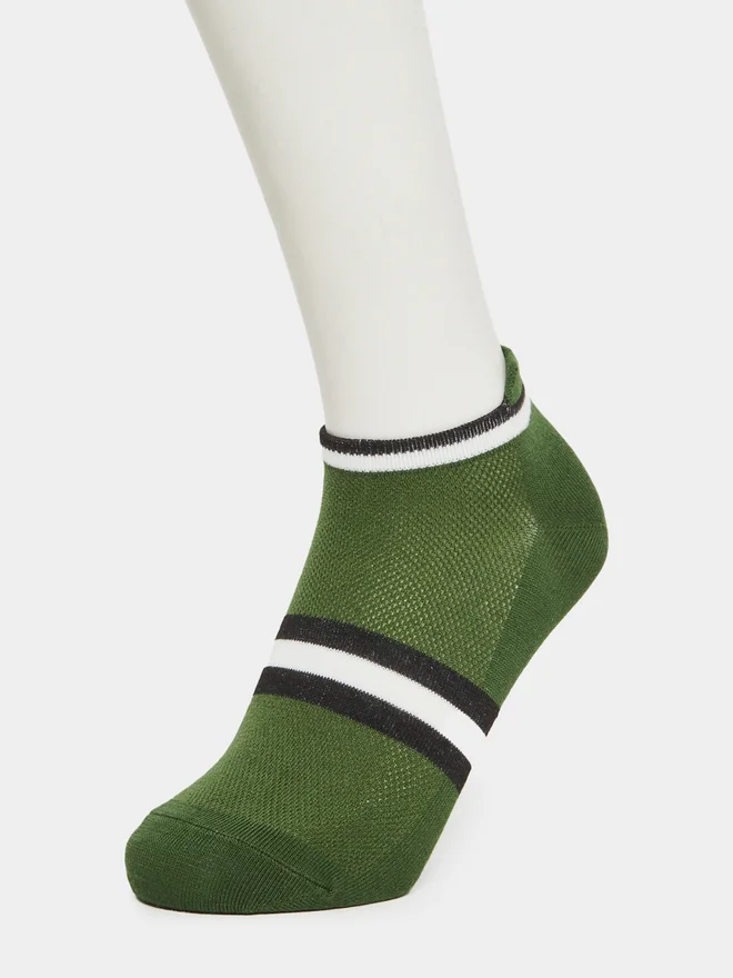 Styli Styli Pack of 3 - Striped Detail Ankle Socks