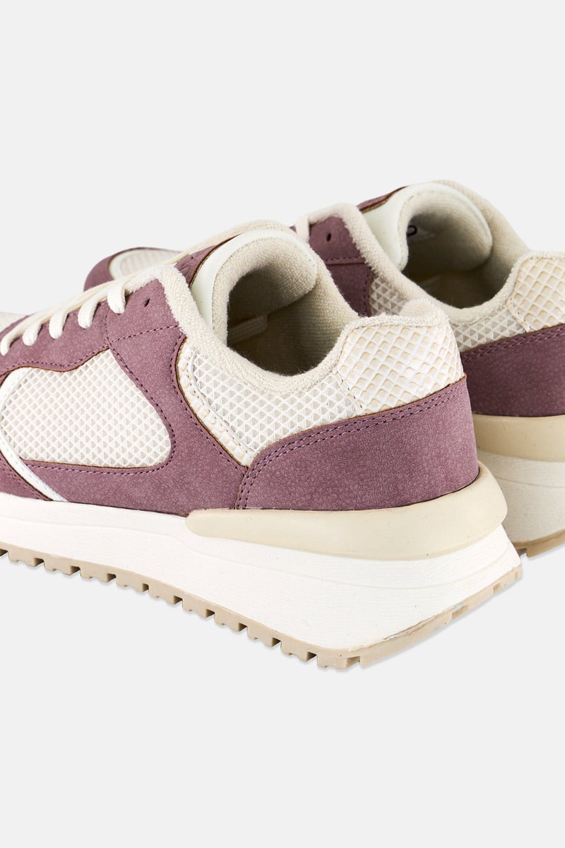 XOXO Women Textile Upper Lace Up Casual Shoes, Multicolor - Image 2