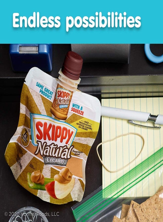 SKIPPY Squeeze Natural Creamy Peanut Butter, 6 Ounce (Pack of 6) - Image 4