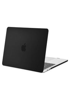 Generic MacBook Pro 13 inch Case A2338 M1/M2 A2251 A2289 A2159 A1989 A1706 MacBook Pro Case 2022-2016 Release with Touch Bar Laptop Plastic Hard Shell Case 2 Keyboard Covers Screen Protector Black  - Image 2