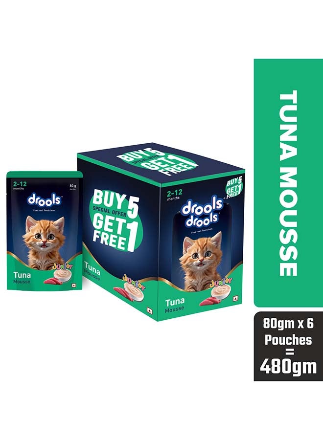 Drools Kitten Tuna Wet Gravy, 6 x 80g (480g) - Image 1
