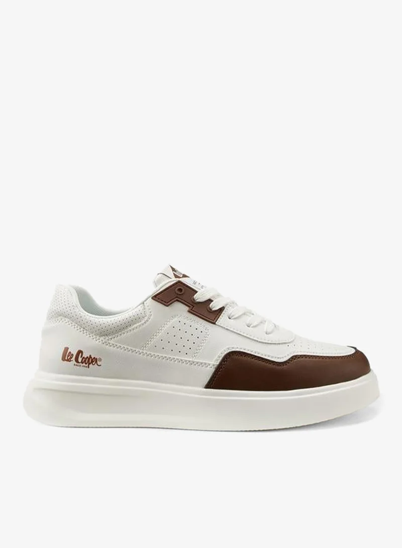لي كوبر Men'S Panelled Lace-Up Ortholite Sneakers