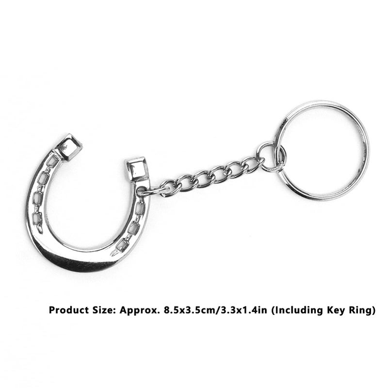 Twisted Horse Bits Keychain For Keys And Decoration Stylish D Shape 3 3x1 4 Inch - Image 4