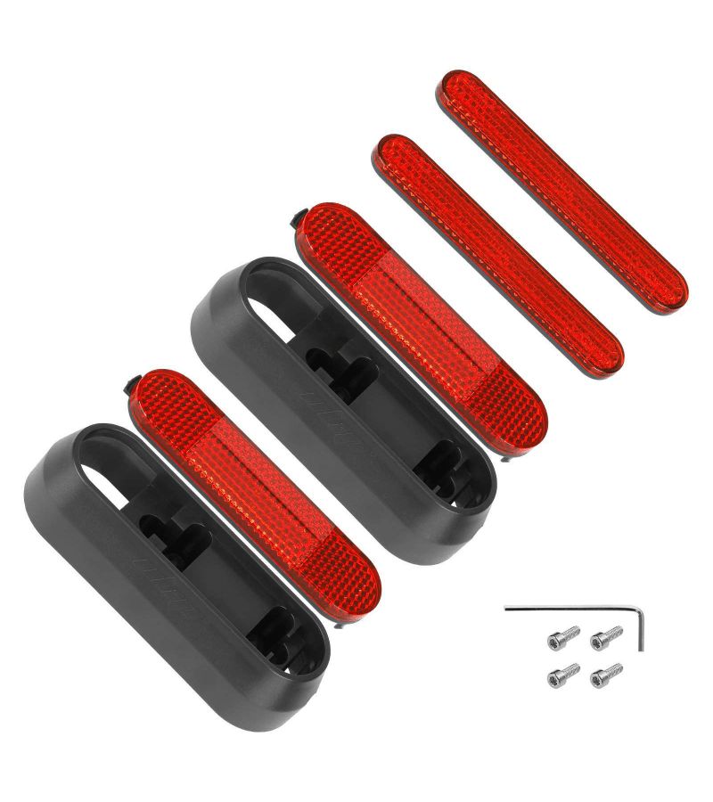 Red Electric Scooter Wheel Hub Reflective Decorative Cover For Ninebot Max G30 G30D G30E G30LP Front Rear - Image 4