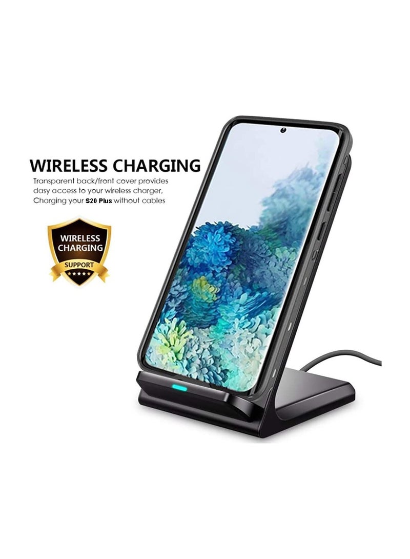 جراب مقاوم للماء، جراب Galaxy S20 IP68 تحت الماء مع واقي شاشة مدمج 360 درجة واقٍ كامل الجسم مقاوم للصدمات والغبار والثلوج مع معرف بصمة الإصبع - Image 3