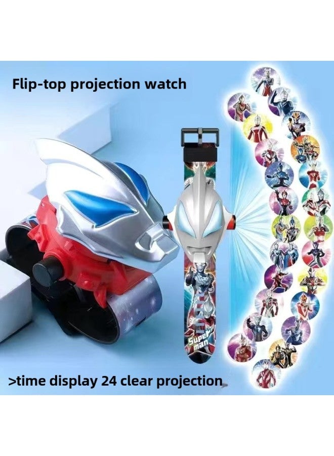 Direct Children's Ott Projection Watch Luminous Electronic Cartoon Boys And Girls Toys Kindergarten-color:bear-Specifications:opp Bag  - Image 4