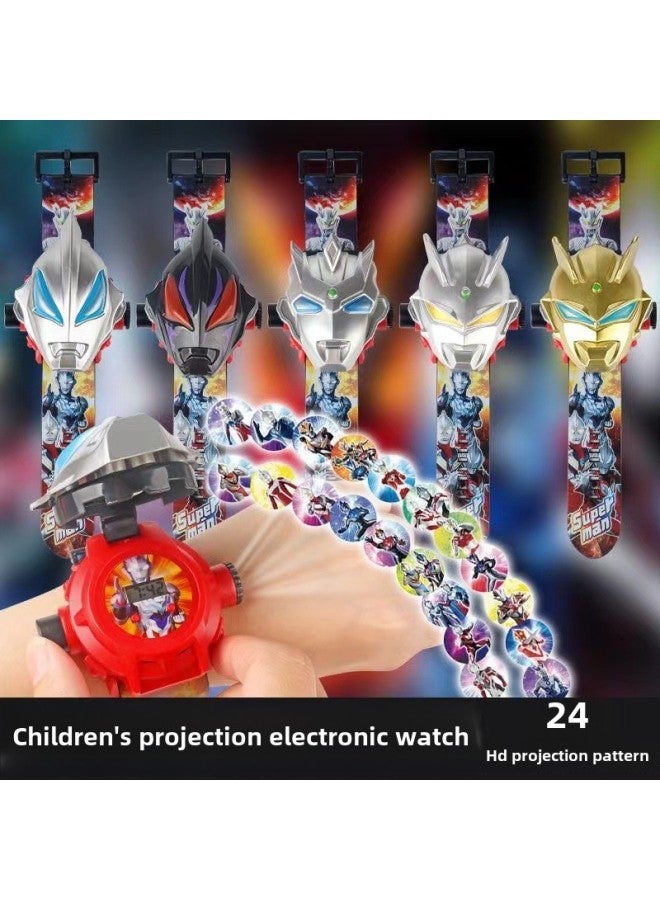 Direct Children's Ott Projection Watch Luminous Electronic Cartoon Boys And Girls Toys Kindergarten-color:bear-Specifications:opp Bag  - Image 3