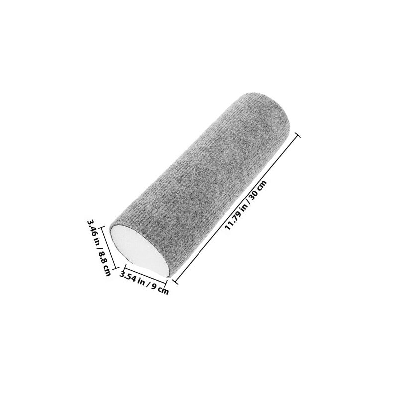 عمود خدش قطط ذاتي اللصق عمودي 9x30 سم رمادي فاتح عمود خدش غير متساقط - Image 3