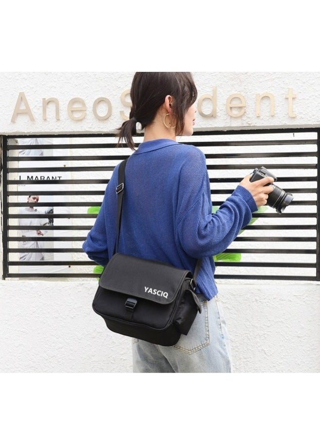 Generic - DSLR Camera Bag Double Shoulder Camera Bag Portable Suitable For Canon For sony Professional Multifunctional Micro Single Portable Backpack-Color:khaki Medium - Image 1