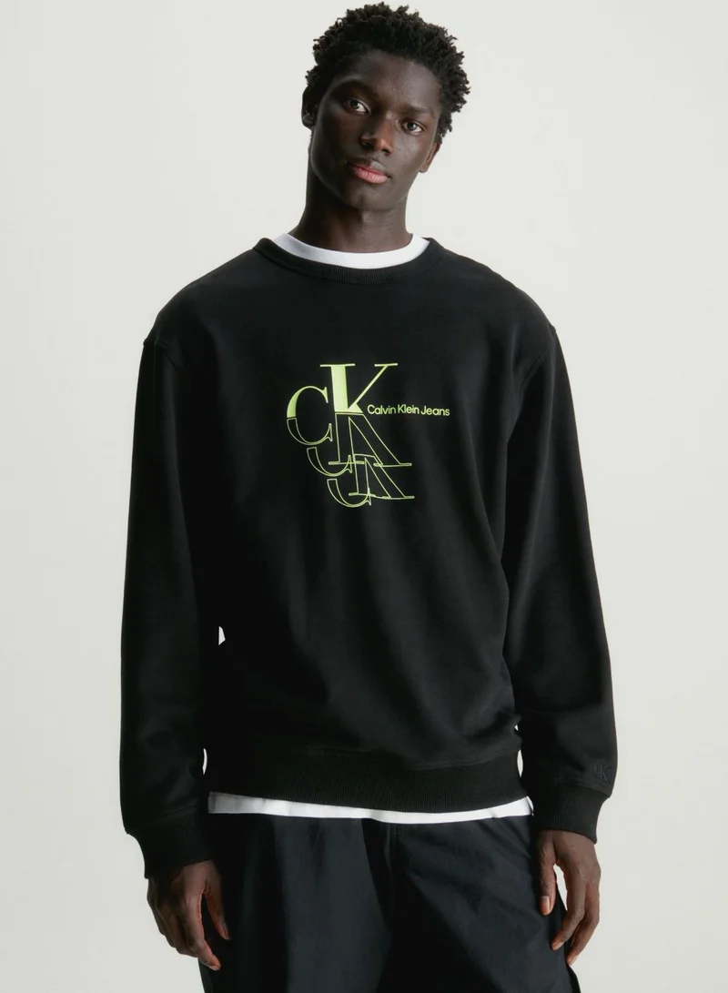 Calvin Klein Jeans Logo Crew Neck T-Shirt