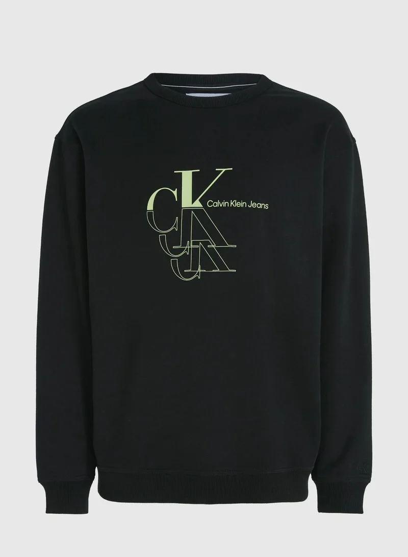 Calvin Klein Jeans Logo Crew Neck T-Shirt
