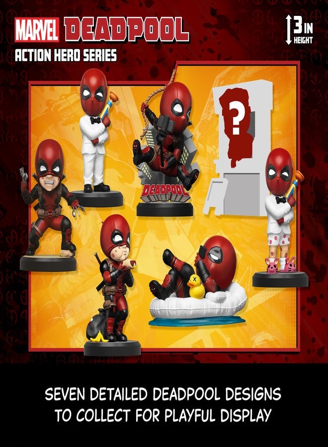 YuMe 1 Pack Deadpool Blind Box - 2" to 4" Marvel Superhero Movie Inspired Figurines, Collectible Figures Blind Box for Fans & Kids - Ideal Gift for Birthdays, Holidays & Collectors - Image 2