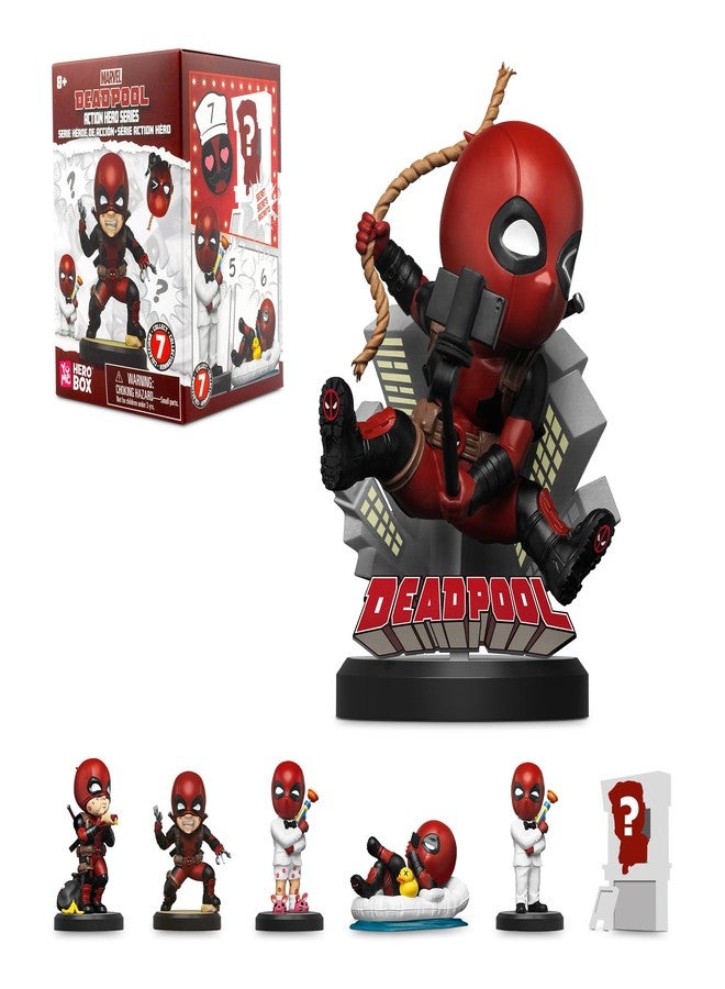 YuMe 1 Pack Deadpool Blind Box - 2" to 4" Marvel Superhero Movie Inspired Figurines, Collectible Figures Blind Box for Fans & Kids - Ideal Gift for Birthdays, Holidays & Collectors - Image 1