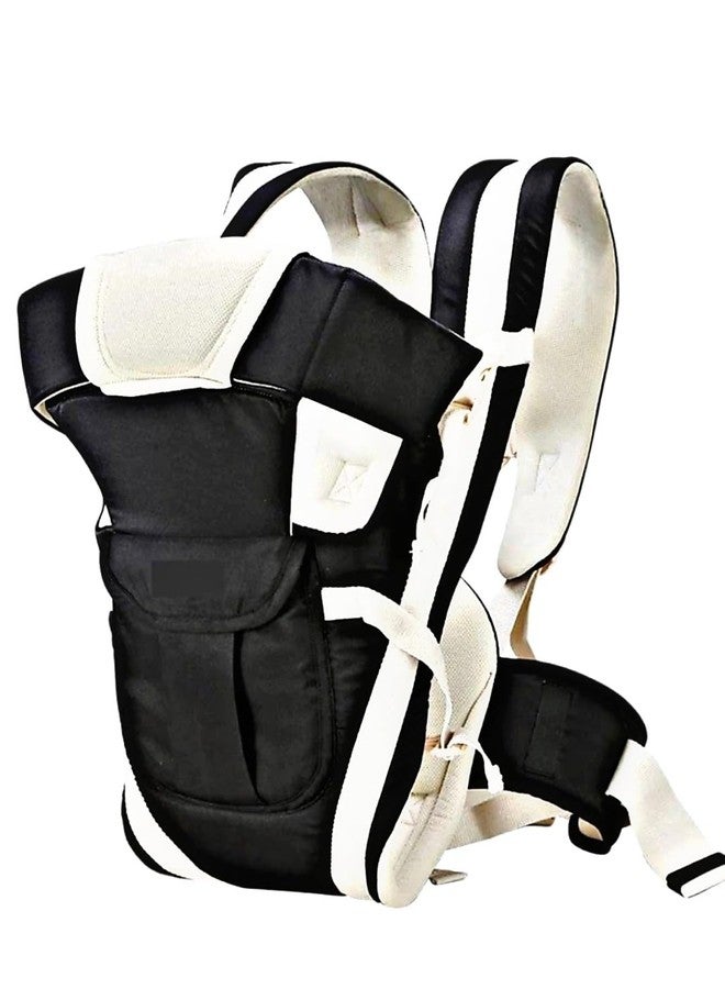 RUHANI Baby Carrier with 4 Carry Positions, Baby Carrier for 4 to 24 Months Baby, Adjustable New-Born to Toddler Carrier with Cushioned Leg Support Max Weight Up to 15 Kgs (Red)